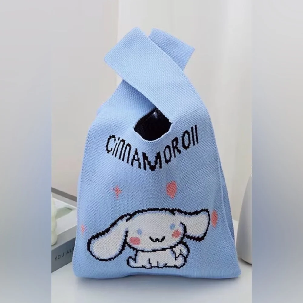 🩵Sanrio - Cinnamoroll Blue Knit Bag and 20+ Accessories